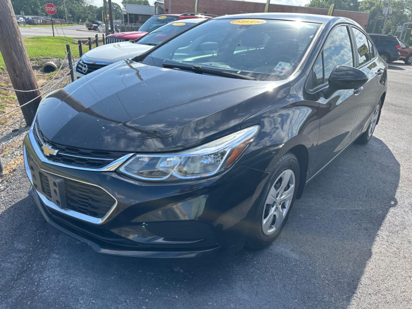 2016 BLACK /BLACK Chevrolet Cruze LS Auto (1G1BC5SM4G7) with an 1.4L L4 DOHC 16V TURBO engine, 6A transmission, located at 419 N 18th St., Monroe, LA, 71201, (318) 410-9250, 32.514370, -92.105133 - Photo#0