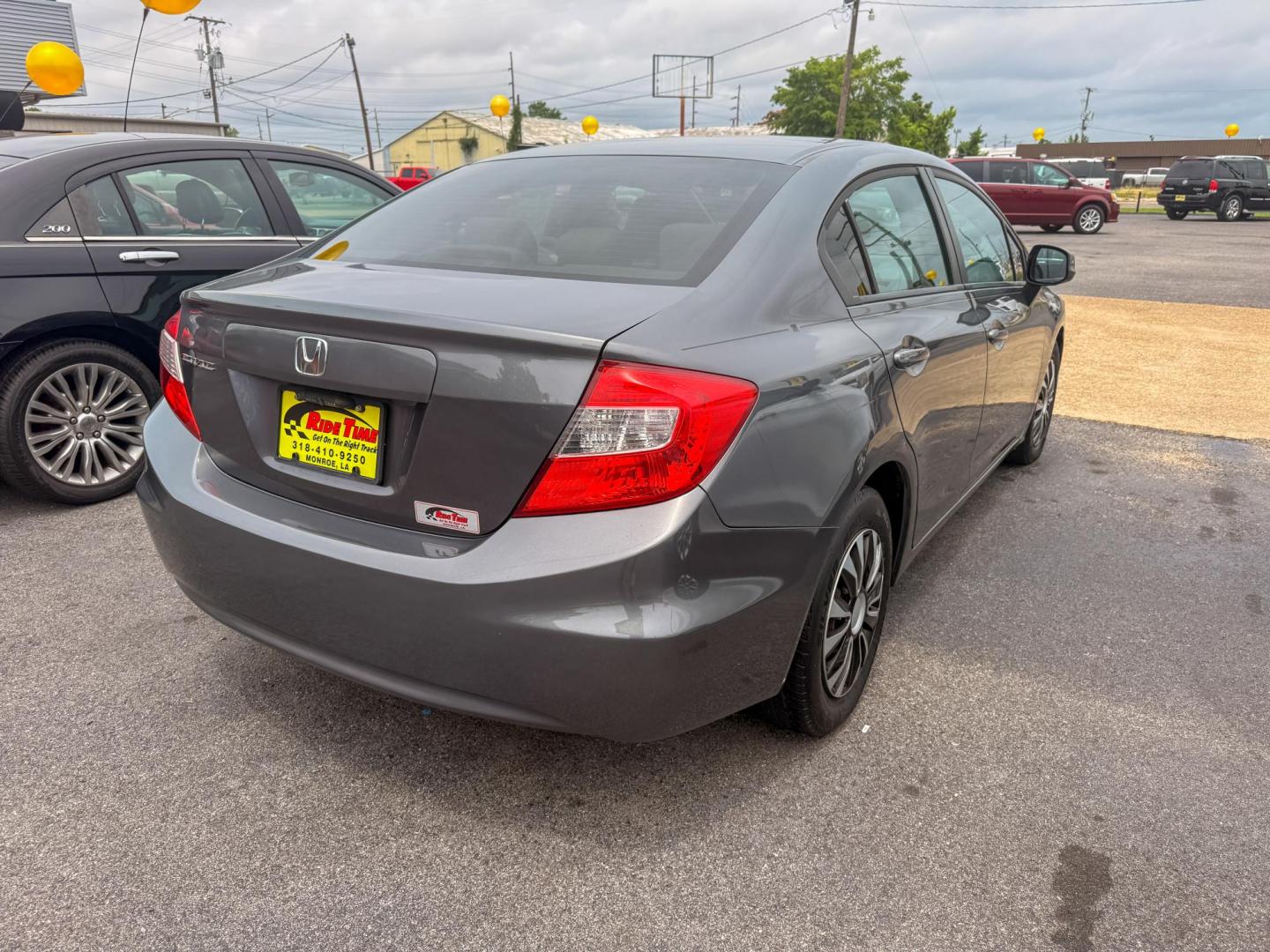 2012 Honda Civic LX Sedan 5-Speed AT (19XFB2F58CE) with an 1.8L L4 SOHC 16V engine, 5-Speed Automatic transmission, located at 419 N 18th St., Monroe, LA, 71201, (318) 410-9250, 32.514370, -92.105133 - Photo#1